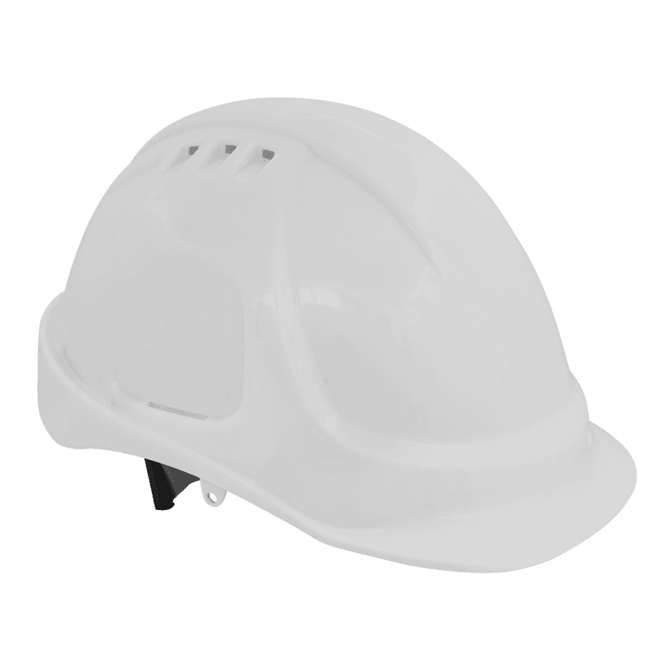 Plus Safety Helmet - Vented (White) Model No-502W