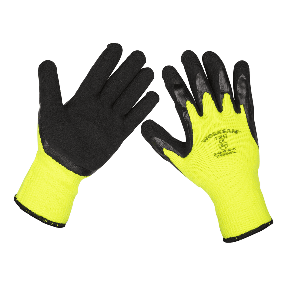 Thermal Super Grip Gloves - Pack of 12 Pairs Model No-9126/12