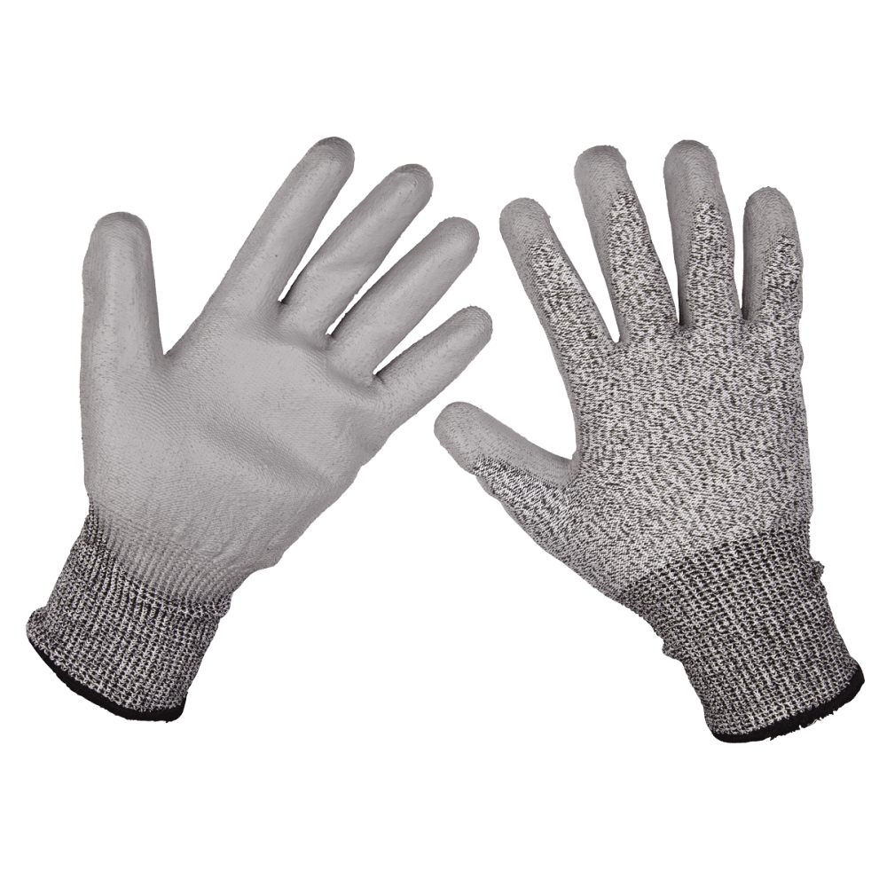Anti-Cut PU Gloves (Cut Level C - X-Large) - Pair Model No-9139XL