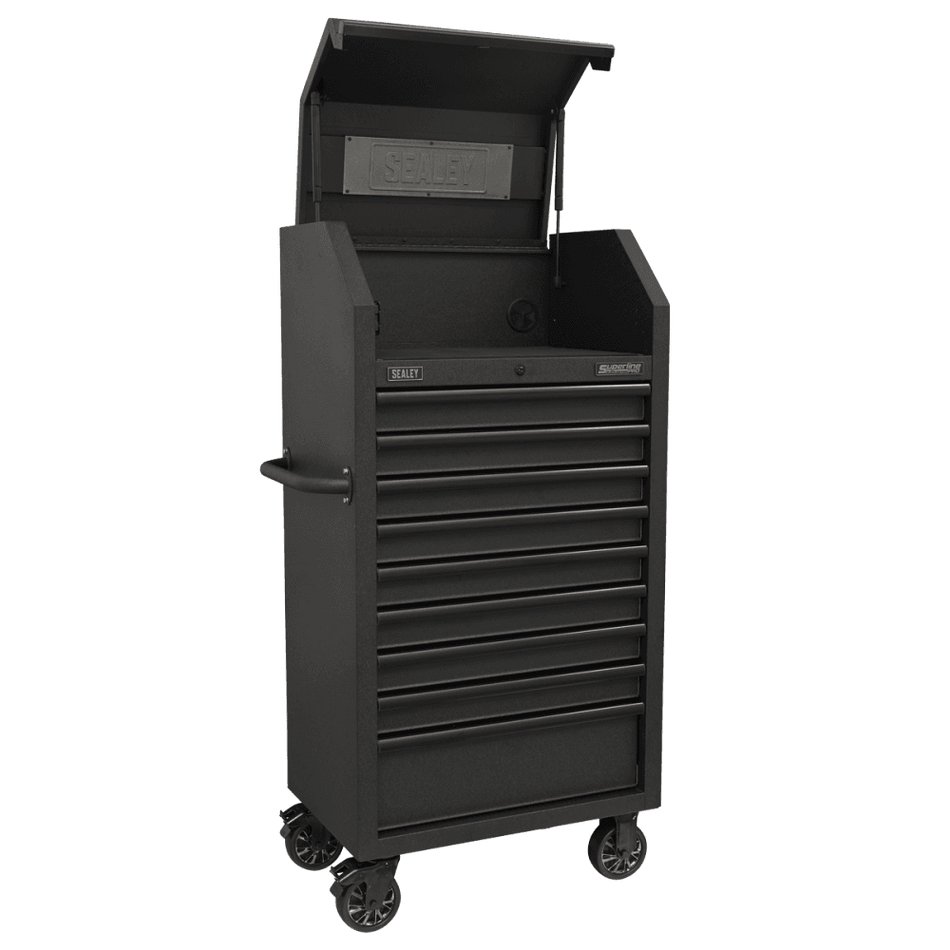 Tower Cabinet 9 Drawer 690mm with Soft Close Drawers & Power Strip Model No-AP2709BE
