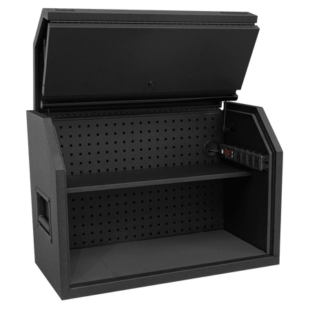 Toolbox Hutch 910mm with Power Strip Model No-AP36HBE