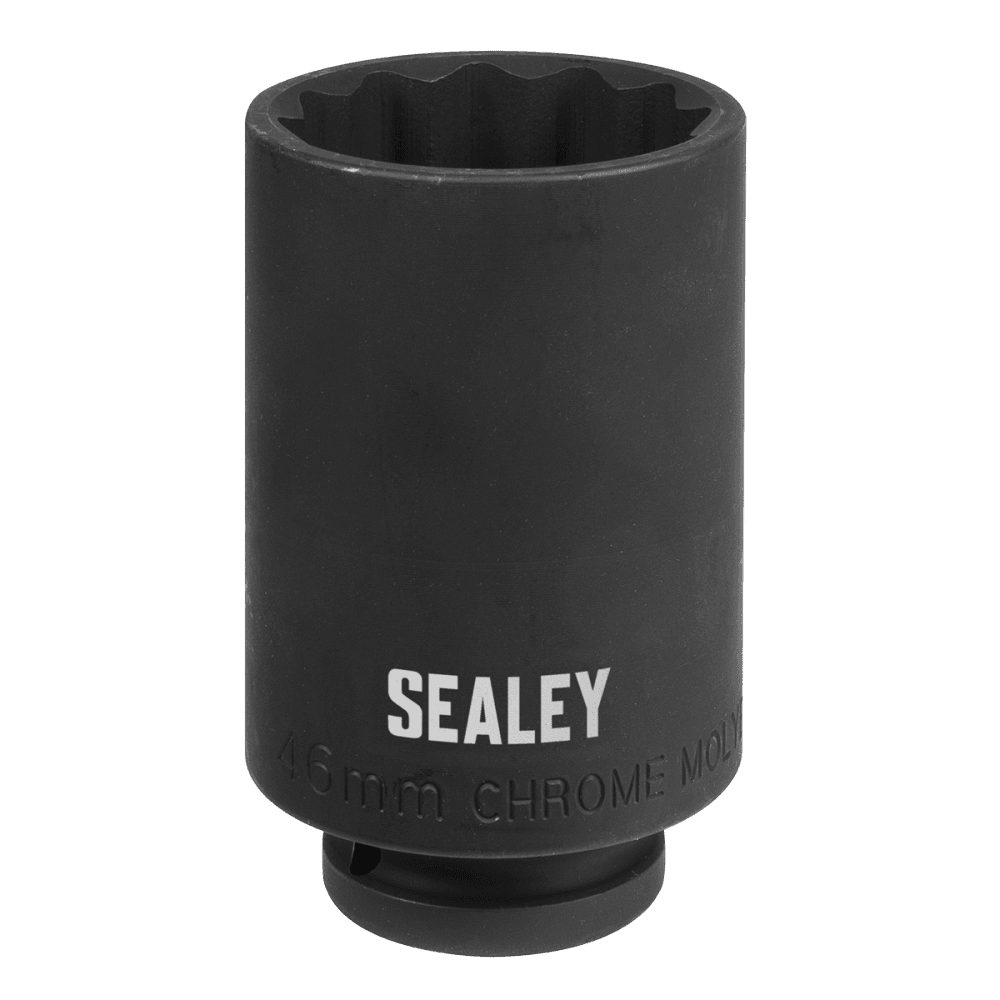 Impact Socket 46mm 1/2"Sq Drive 12pt Model No-SX046
