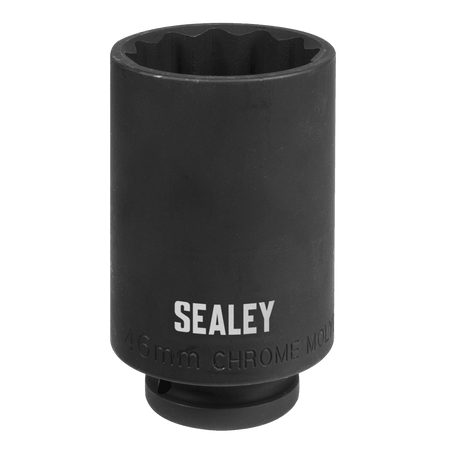 Impact Socket 46mm 1/2"Sq Drive 12pt Model No-SX046