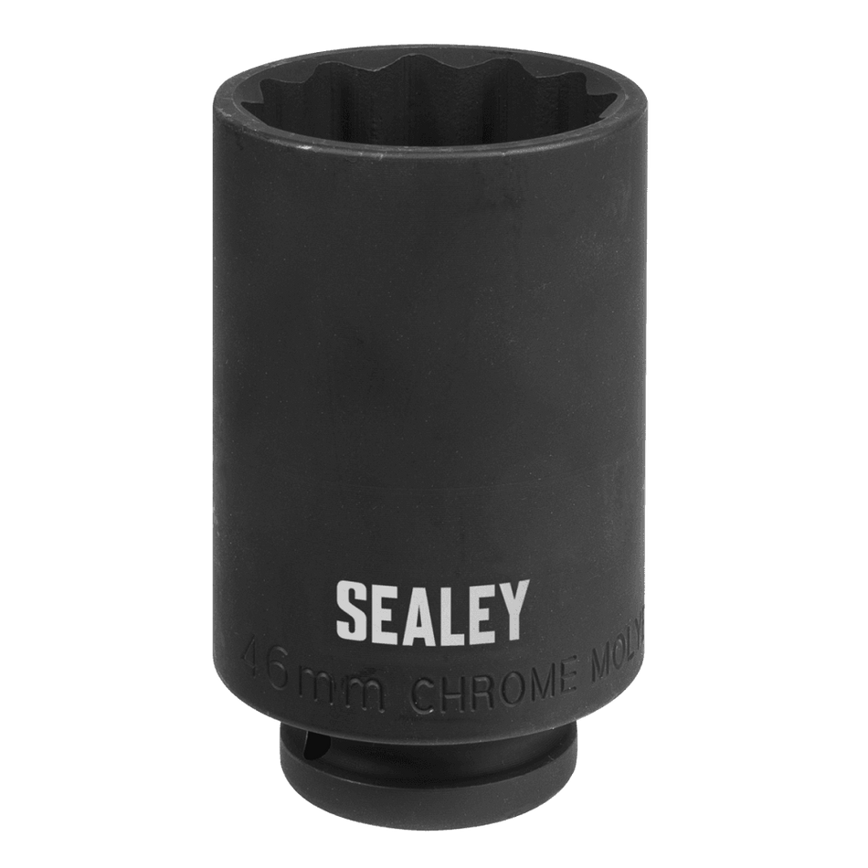 Impact Socket 46mm 1/2"Sq Drive 12pt Model No-SX046