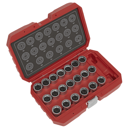 Locking Wheel Nut Key Set 20pc - VAG Model No-SX219