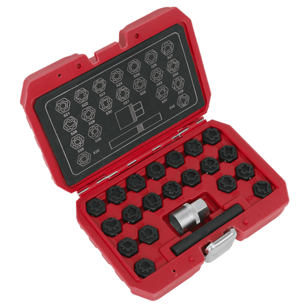 Locking Wheel Nut Key Set 22pc - VAG Model No-SX220