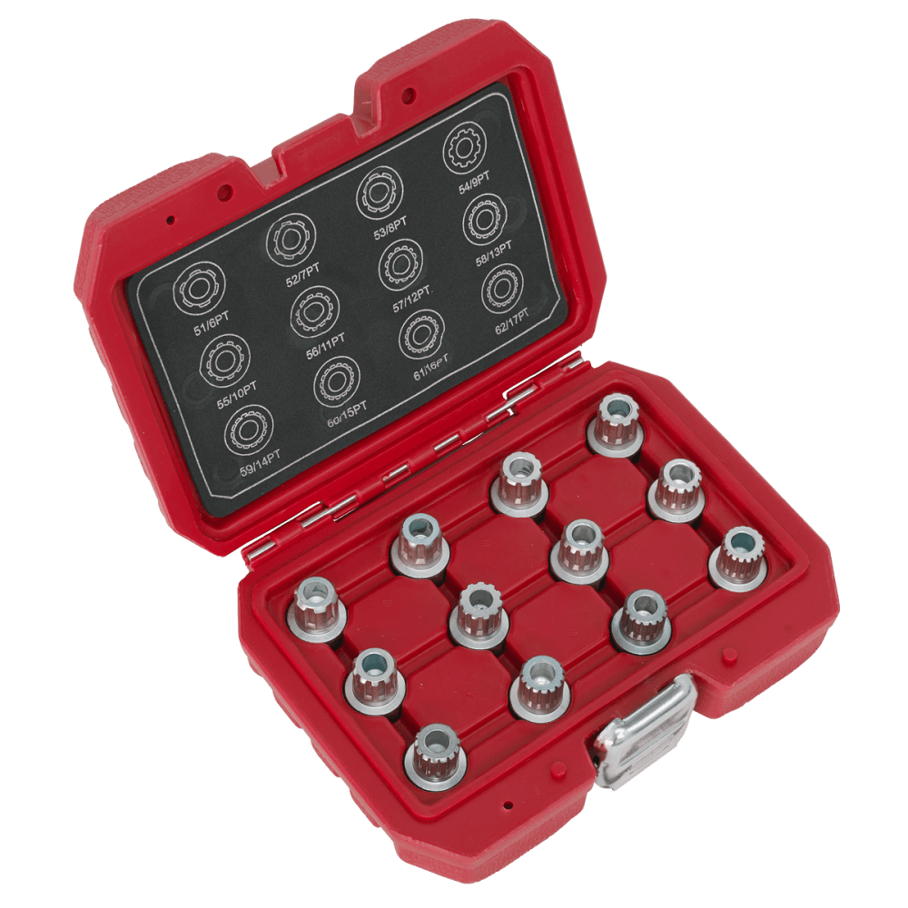 Locking Wheel Nut Key Set 12pc - VW Model No-SX224