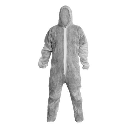 Sealey Disposable Coverall White - Large Model No 9601L
