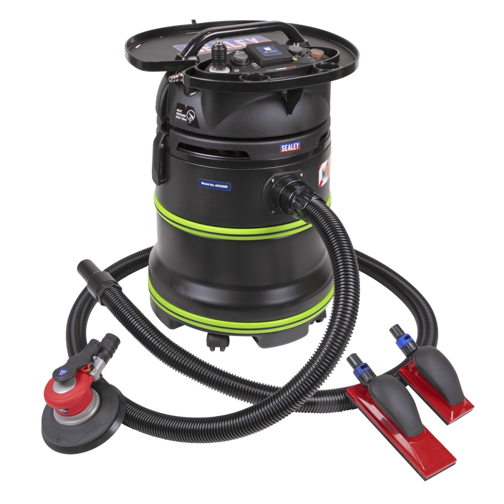 Sealey Generation M Class Dust-Free Sanding Kit with Air Palm Sander Model No DFSK01