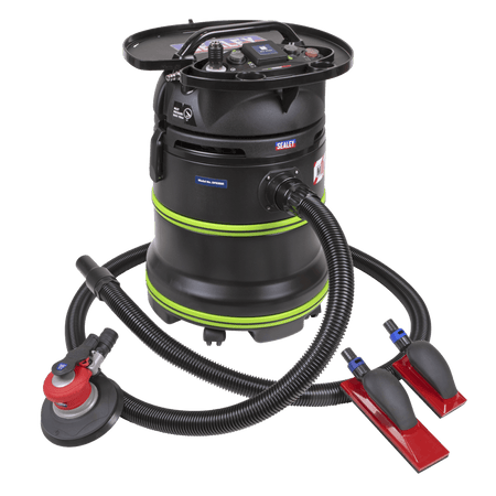 Sealey Generation M Class Dust-Free Sanding Kit with Air Palm Sander Model No DFSK01