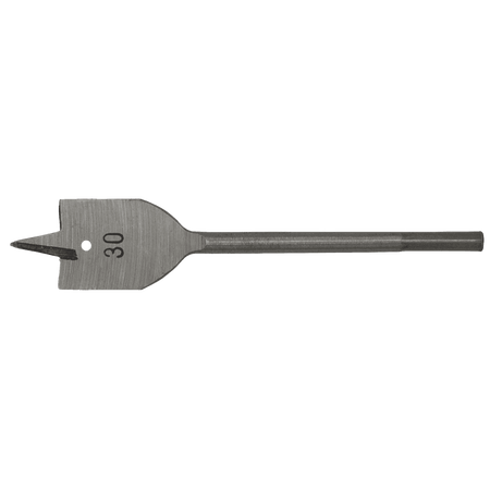 Sealey Worksafe® Flat Wood Drill Bit 30mm x 152mm Model No FWB30