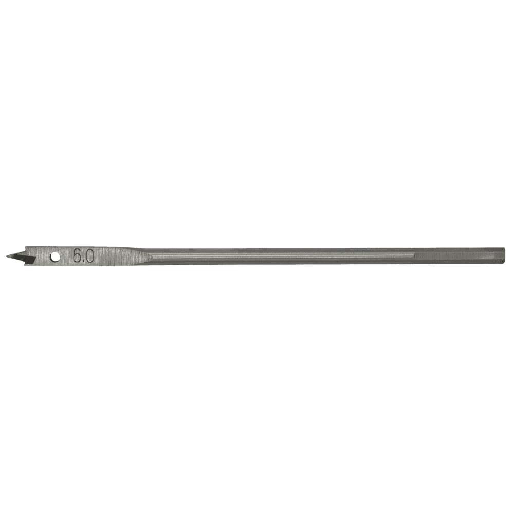 Sealey Worksafe® Flat Wood Drill Bit 6mm x 152mm Model No FWB60