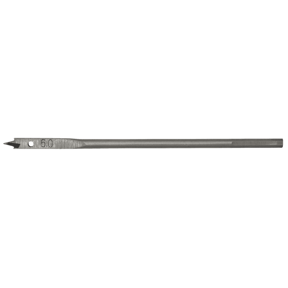 Sealey Flat Wood Bit Ã‡?6mm x 152mm Model No FWB60