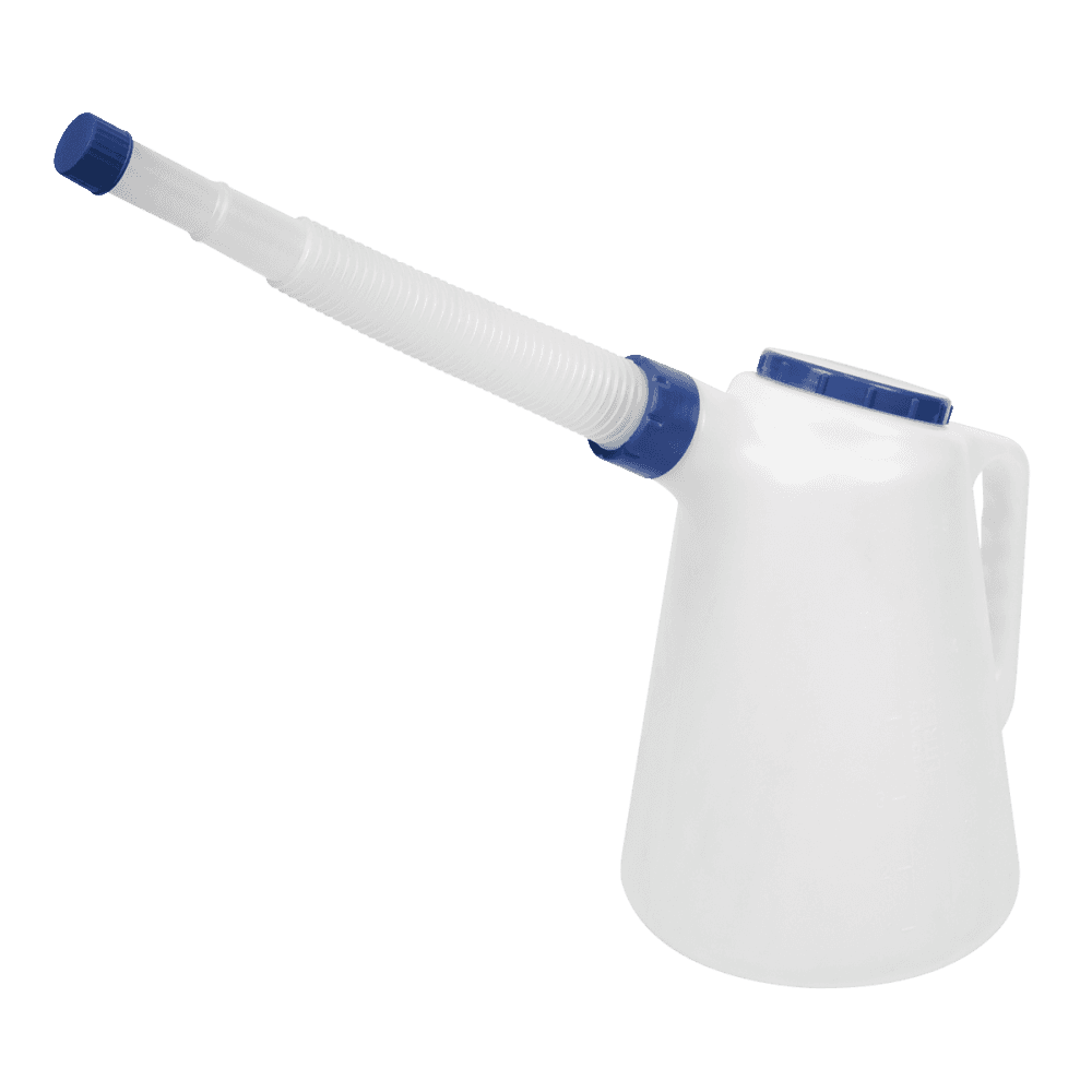 Sealey Oil Container with Blue Lid & Flexible Spout 5L Model No JDL5B