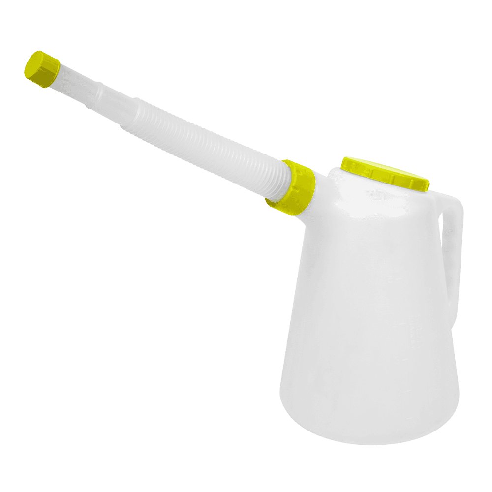 Sealey Oil Container with Lime Lid & Flexible Spout 5L Model No JDL5L