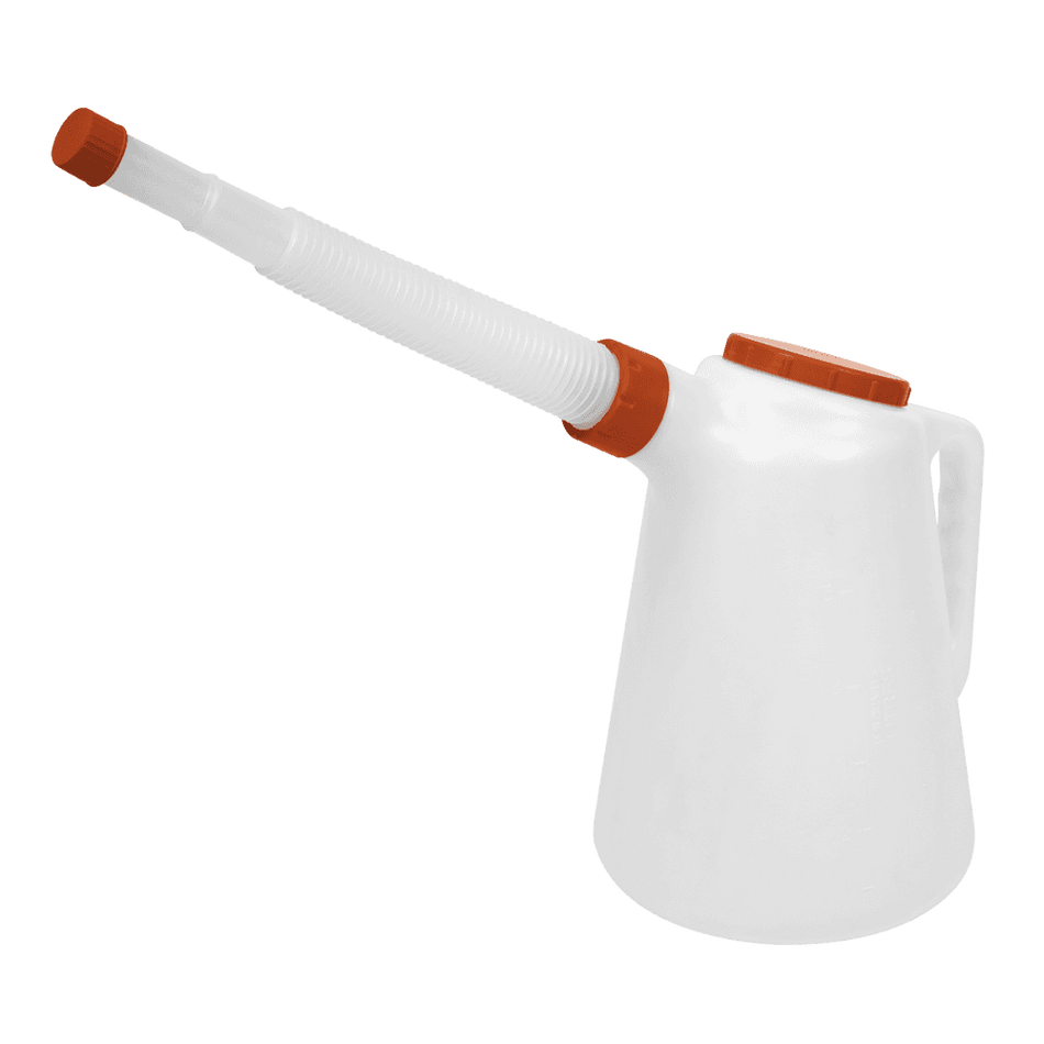 Sealey Oil Container with Red Lid & Flexible Spout 5L Model No JDL5R