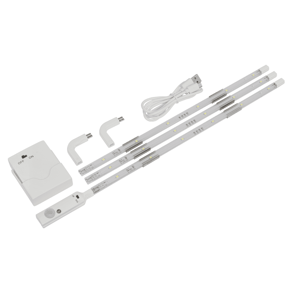 Sealey LED Strip Lighting 3pc Model No LEDSTR03