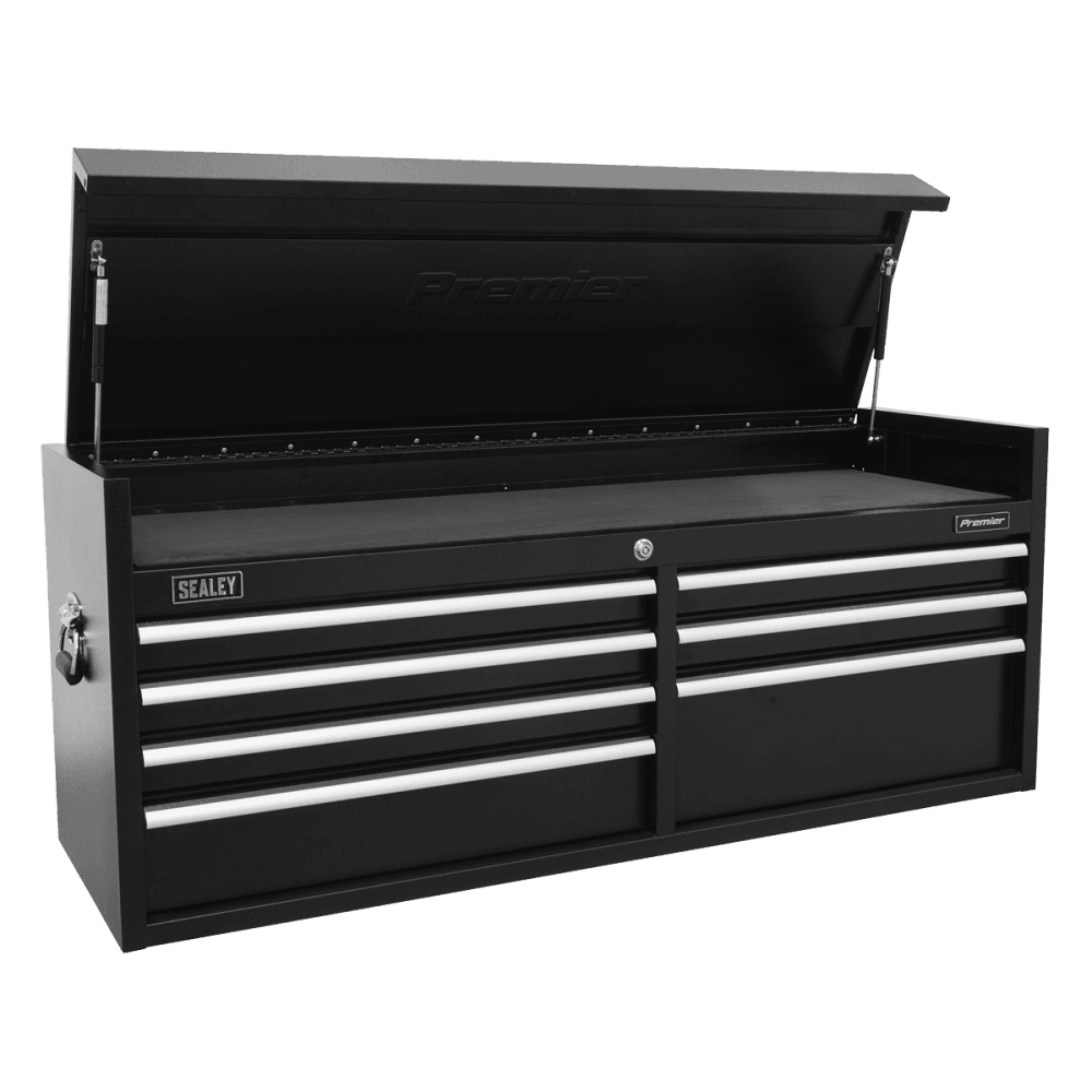 Sealey Topchest 7 Drawer 1415mm Heavy-Duty Black Model No PTB141507