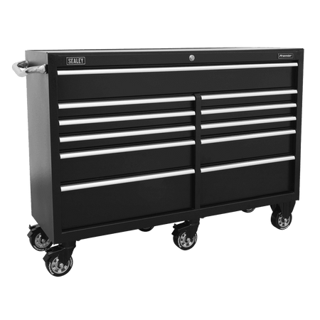 Sealey Rollcab 11 Drawer 1430mm Heavy-Duty Black Model No PTB143011