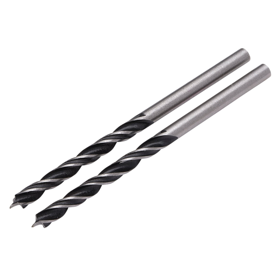 Brad Point Drill Bit, 4.0mm x 75mm (Pack of 2): No.DBBP
