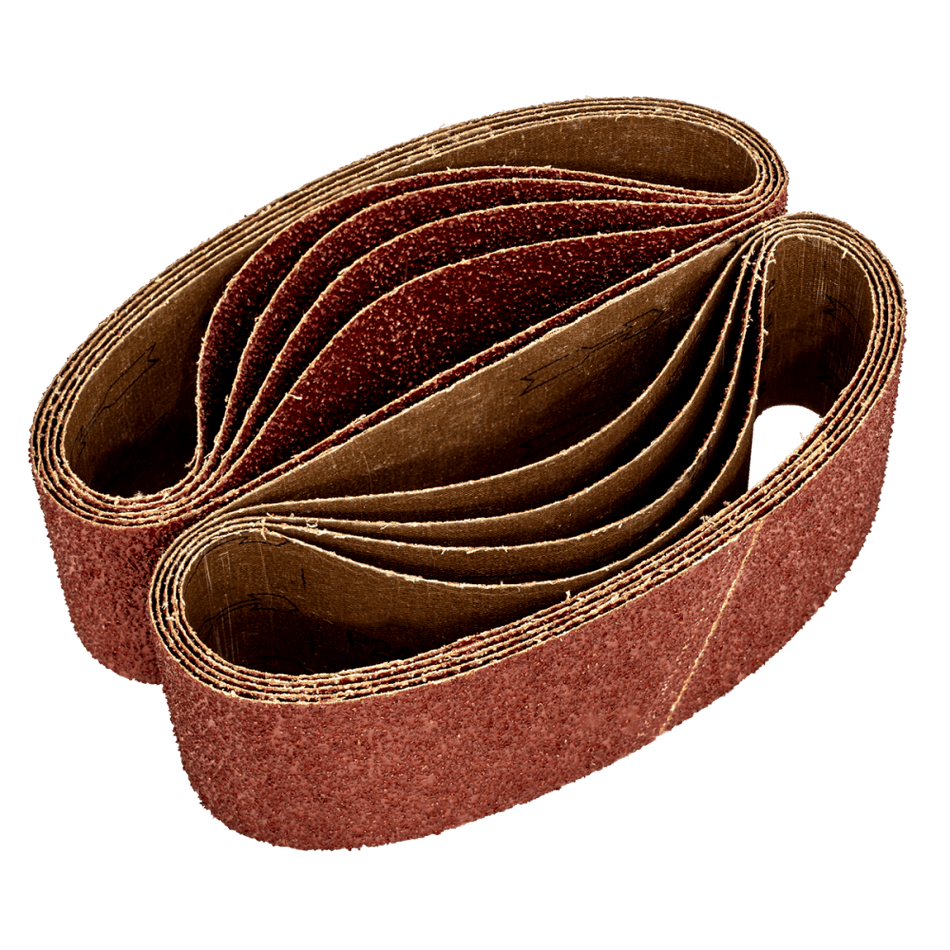 Sealey Sanding Belt 75 x 533mm 40Grit - Pack of 10 Model No- WSB5340
