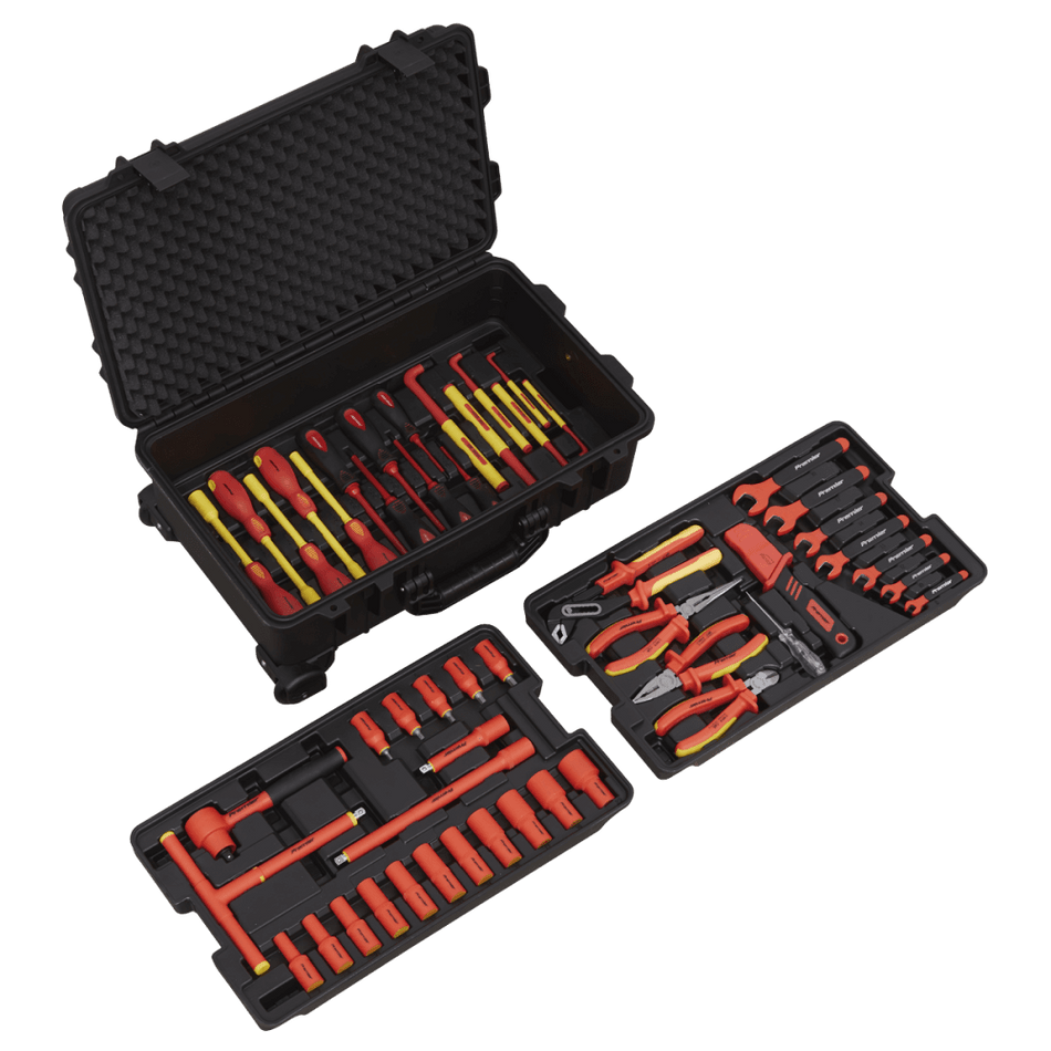 Sealey 1000V Insulated Tool Kit 3/8"Sq Drive 50pc Model No- AK7938