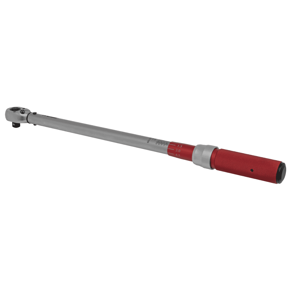 Sealey Premier Calibrated Micrometer Torque Wrench 1/2"Sq Drive 60-330Nm Model No- STW905