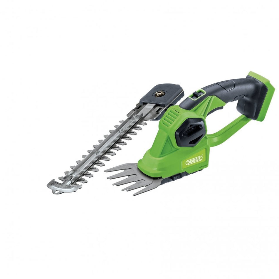 Draper D20 20V 2-in-1 Grass and Hedge Trimmer 8211; Bare Model No. D20G/GST20