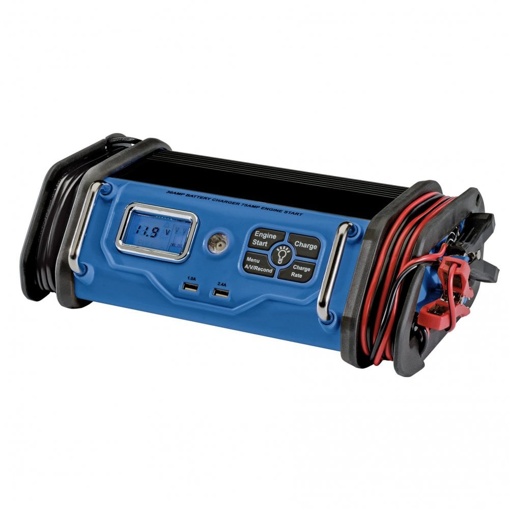 Draper 12V 30A Battery Starter/Charger Model No. BCMCS70