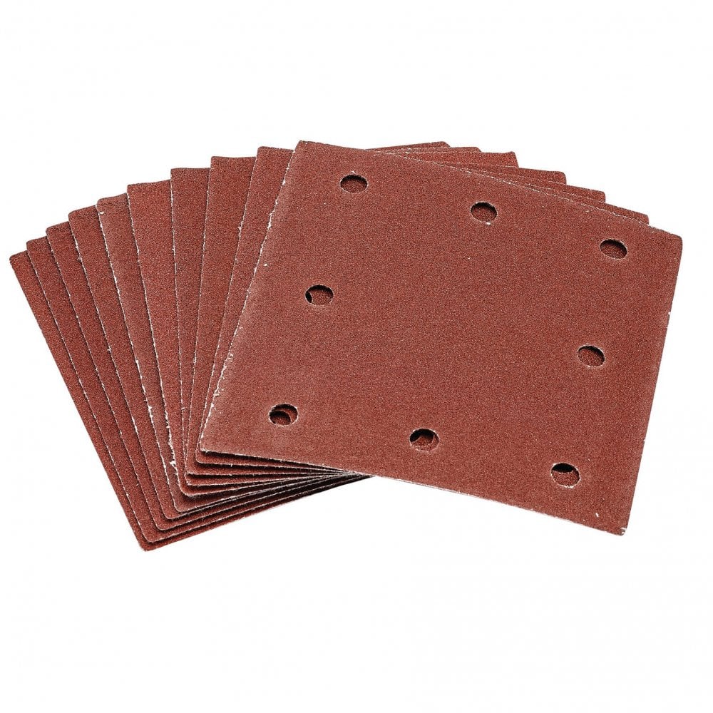 Draper 1/4 Sanding Sheets 100 Grit (105x115mm) Model No. APT258