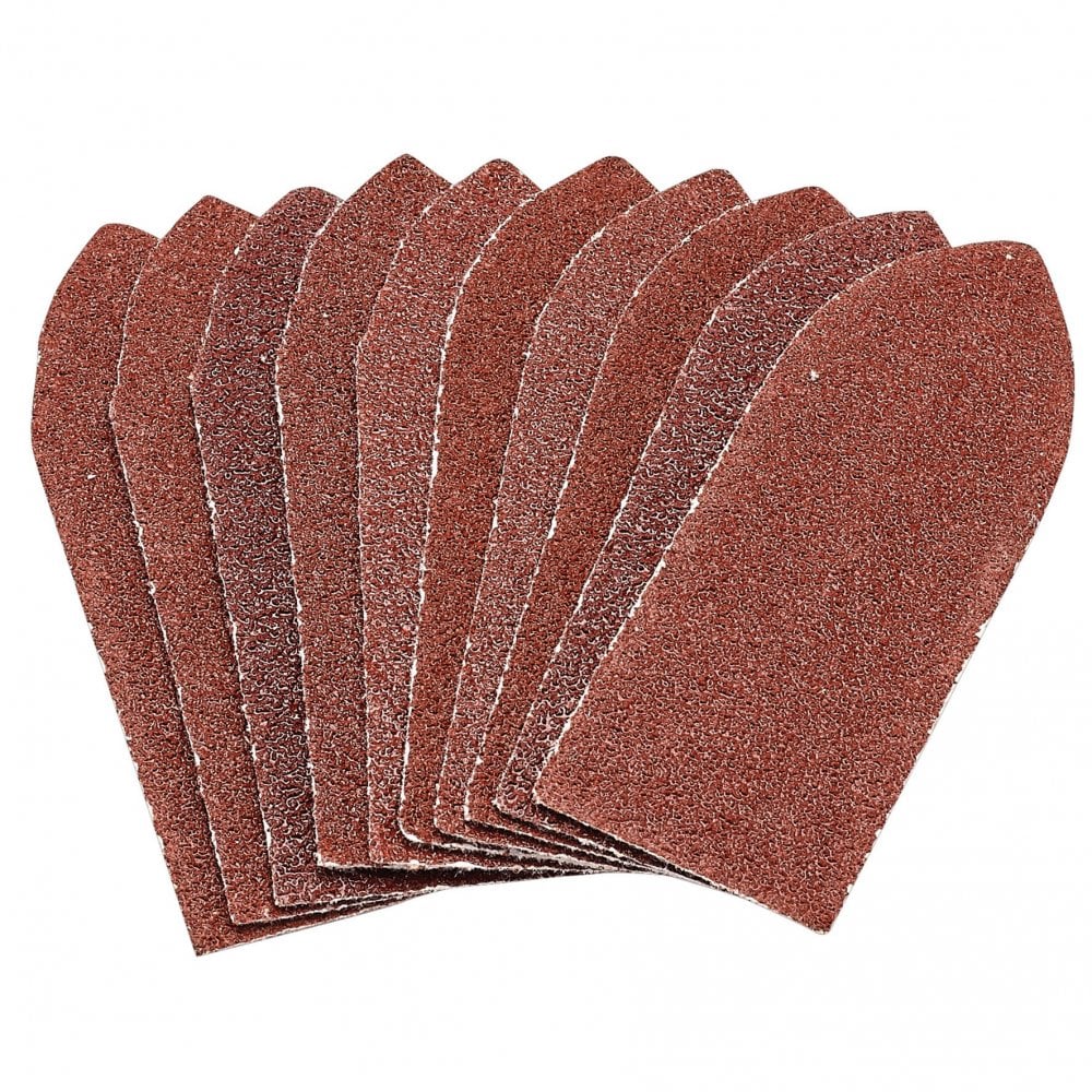 Draper Pack of Ten 60 Grit Hook and Loop Aluminium Oxide Sanding Sheets (32 x 92mm) Model No. APT259