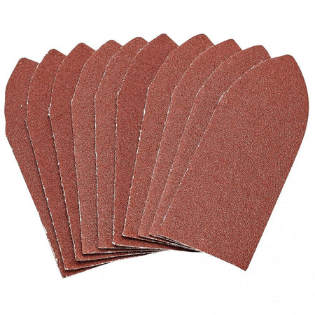 Draper Pack of Ten 120 Grit Hook and Loop Aluminium Oxide Sanding Sheets (32 x 92mm) Model No. APT259