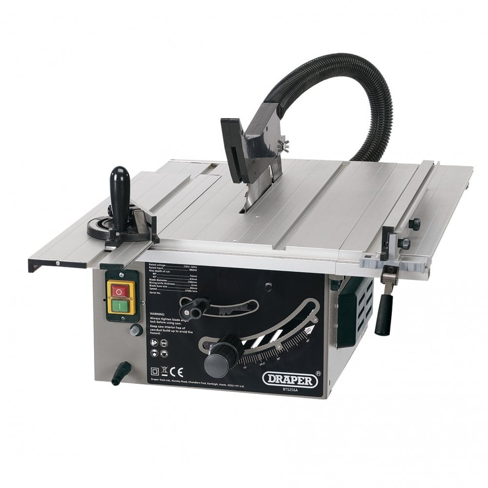Draper 250mm Sliding Table Saw (1800W) Model No. BTS256A