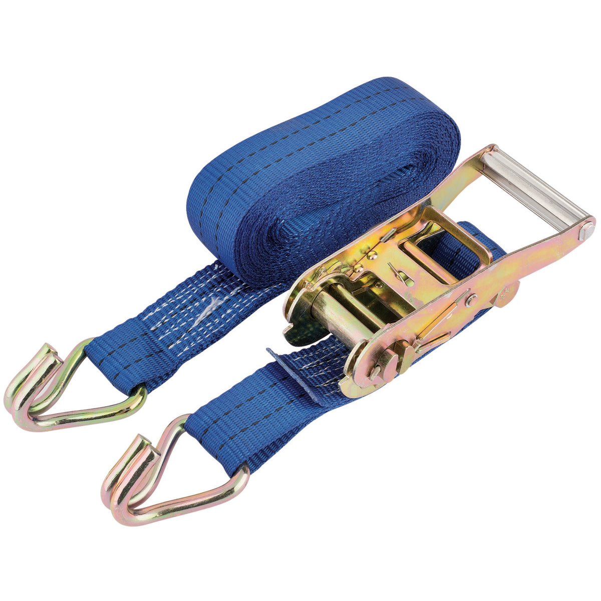 Heavy Duty Ratcheting Tie Down Straps (750kg): Model No. RTDS/6M075T/HB