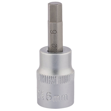 DRAPER 3/8" Square Drive Socket with Hexagonal Bit (6mm) : Model No. D-HEX/B