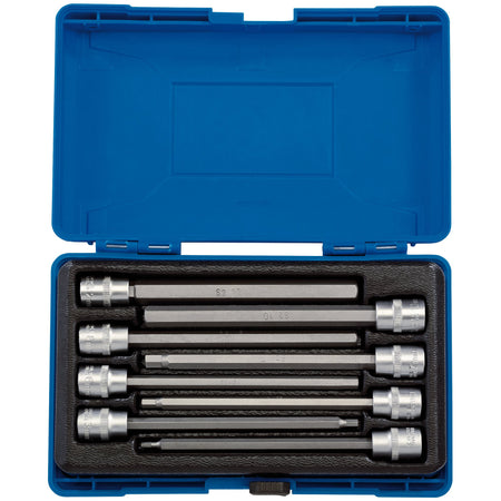 DRAPER 3/8" Sq. Dr. Hexagonal Socket Bit Set (8 piece) : Model No. D-HEX/8/150