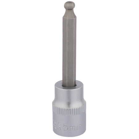 DRAPER 3/8" Sq. Dr. Ball End Hexagonal Socket Bits (5mm) : Model No. D-HEX-BALL/B