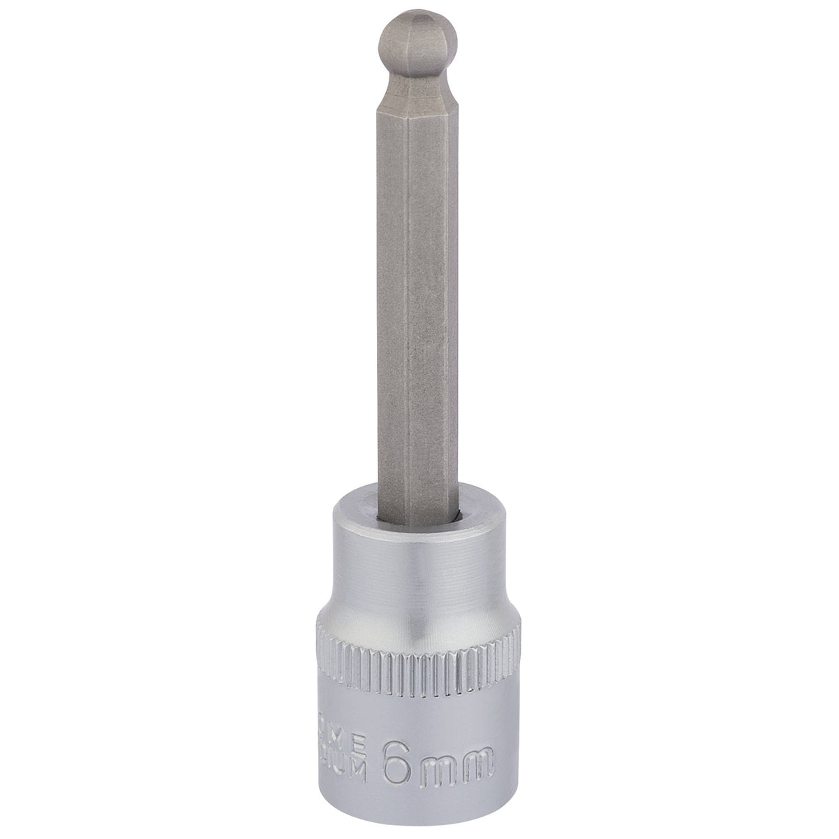 DRAPER 3/8" Sq. Dr. Ball End Hexagonal Socket Bits (6mm) : Model No. D-HEX-BALL/B