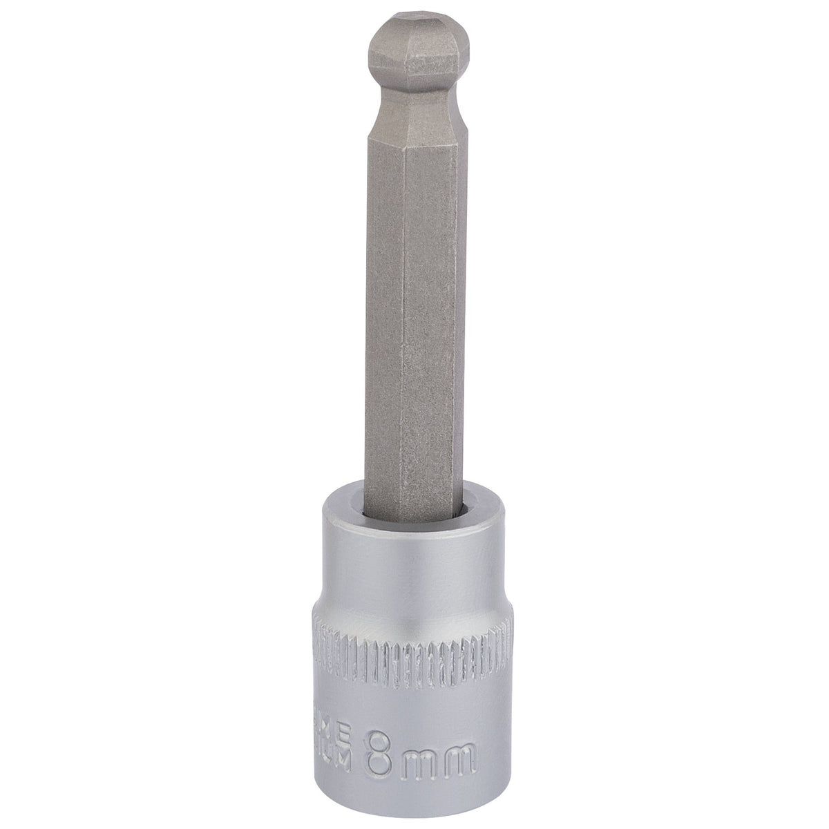 DRAPER 3/8" Sq. Dr. Ball End Hexagonal Socket Bits (8mm) : Model No. D-HEX-BALL/B