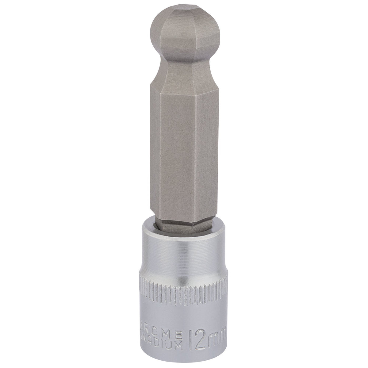 DRAPER 3/8" Sq. Dr. Ball End Hexagonal Socket Bits (12mm) : Model No. D-HEX-BALL/B