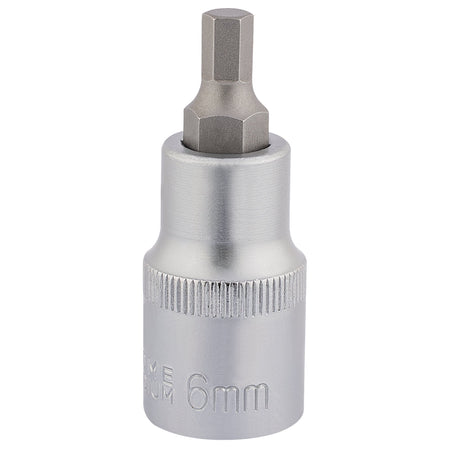 DRAPER 1/2" Sq. Dr. Hexagonal Socket Bits (6mm) : Model No. H-HEX/B
