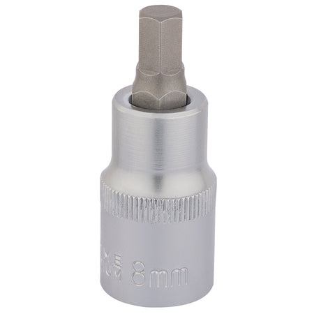 DRAPER 1/2" Sq. Dr. Hexagonal Socket Bits (8mm) : Model No. H-HEX/B