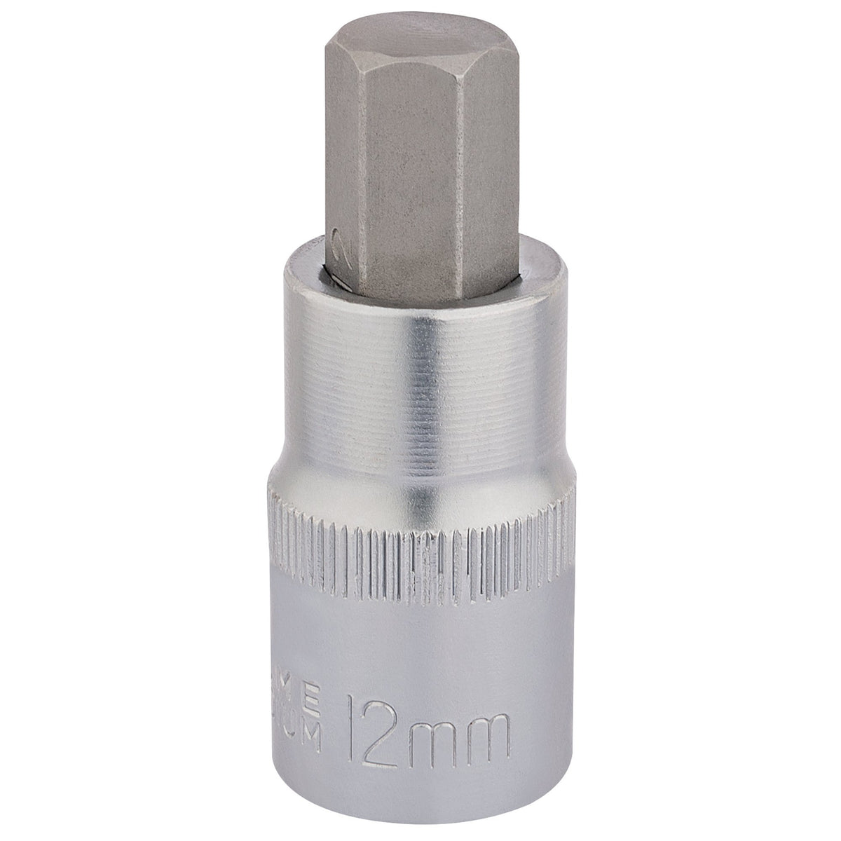 DRAPER 1/2" Sq. Dr. Hexagonal Socket Bits (12mm) : Model No. H-HEX/B