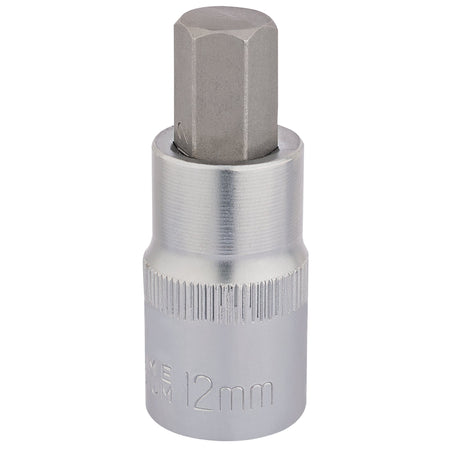 DRAPER 1/2" Sq. Dr. Hexagonal Socket Bits (12mm) : Model No. H-HEX/B