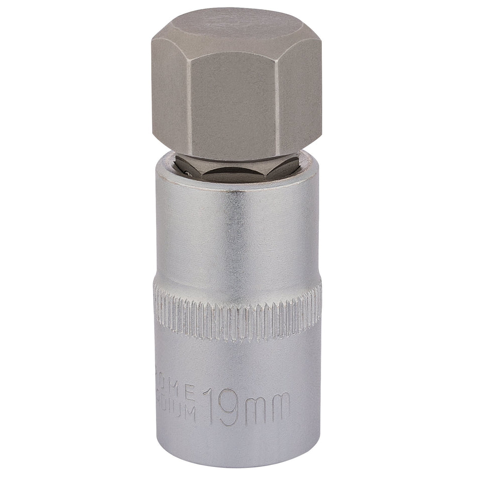 DRAPER 1/2" Sq. Dr. Hexagonal Socket Bits (19mm) : Model No. H-HEX/B