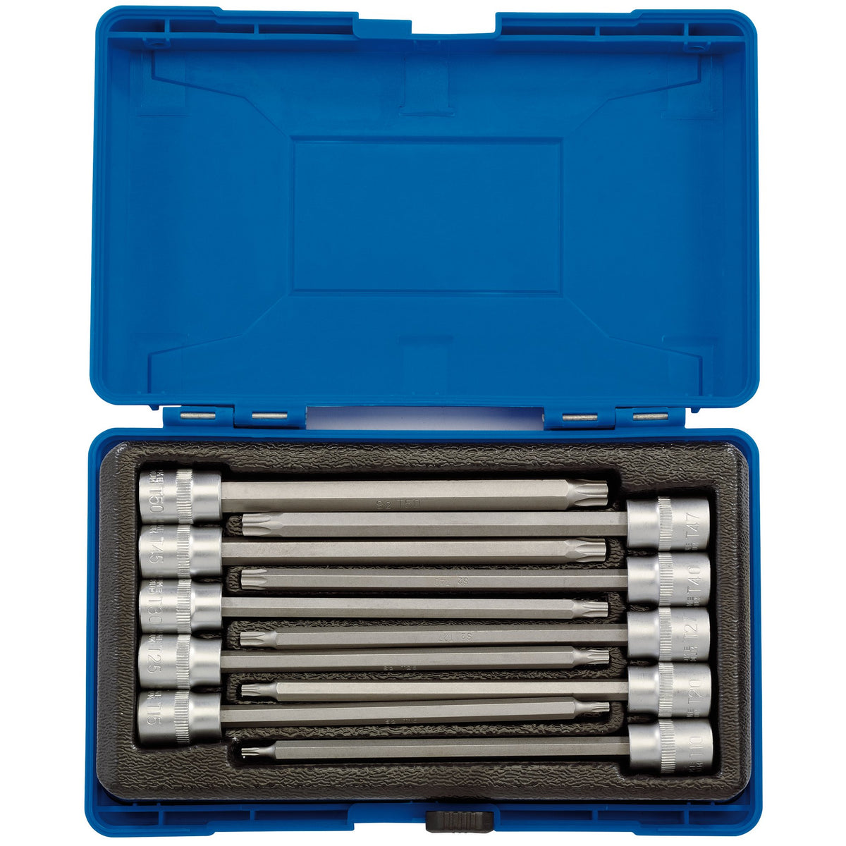 DRAPER 3/8" Sq. Dr. 150mm Long Draper TX STAR Socket Bit Set (10 Piece) : Model No. D-TX/10/150