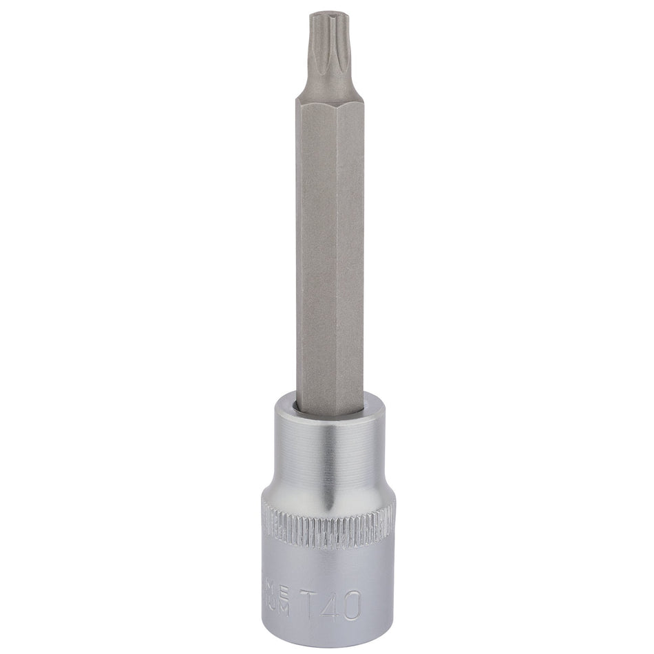 DRAPER T40 x 100mm 1/2" Square Drive Draper TX-STAR Socket Bit : Model No. H-TX/B
