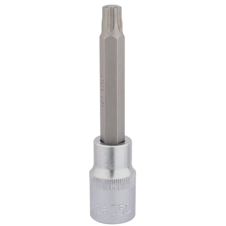 DRAPER T50 x 100mm 1/2" Square Drive Draper TX-STAR Socket Bit : Model No. H-TX/B