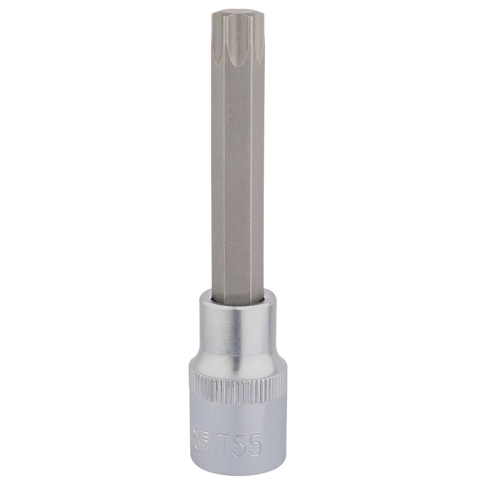 DRAPER T55 x 100mm 1/2" Square Drive Draper TX-STAR Socket Bit : Model No. H-TX/B