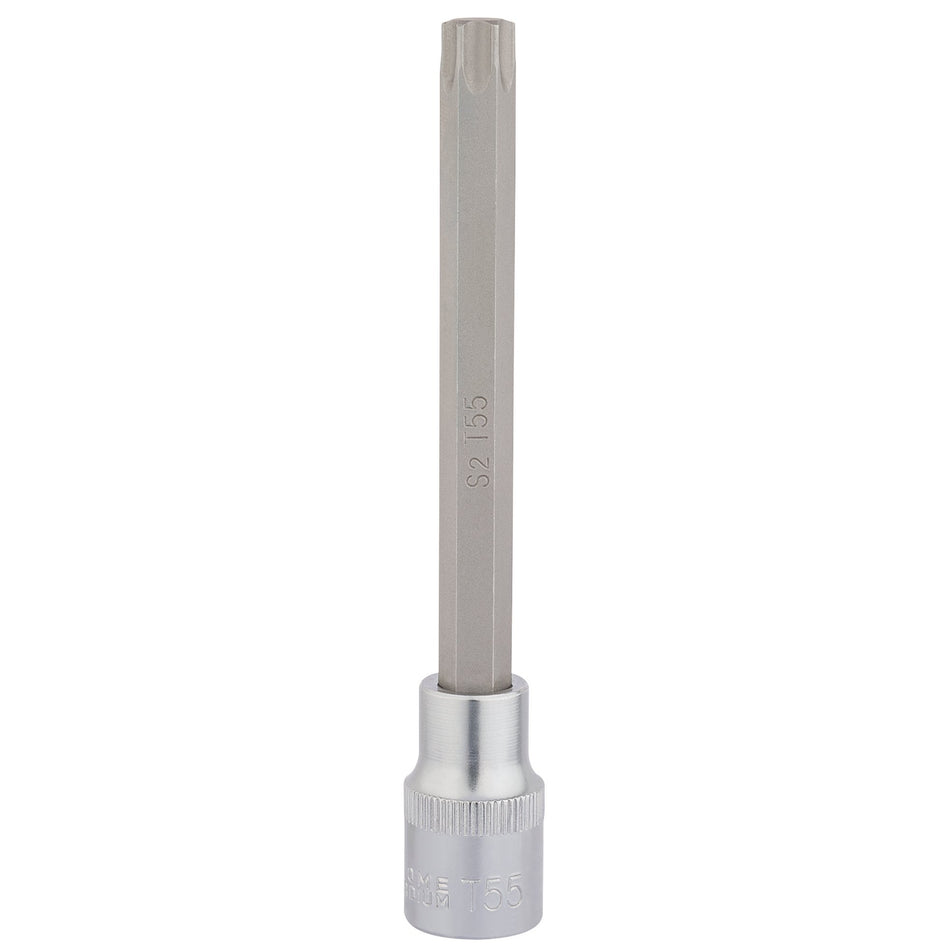 DRAPER T55 x 140mm Draper TX-STAR 1/2" Square Drive Socket Bit : Model No. H-TX/B